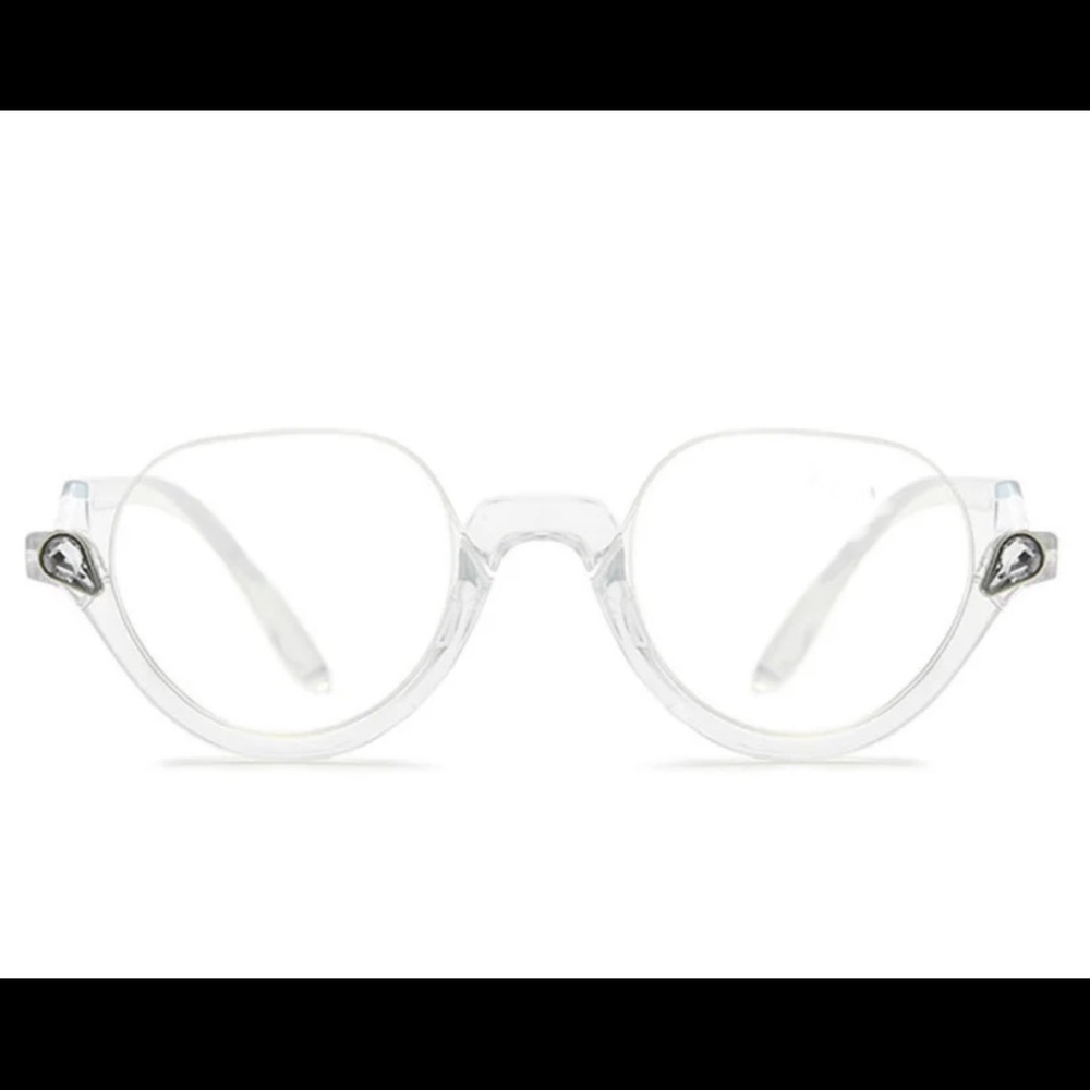 Clear Frame Women's Reading Glasses +3.0